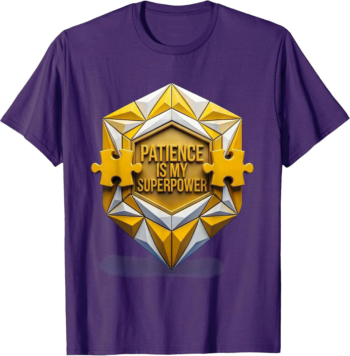 Patience Is My Superpower Sped Teacher Design T-Shirt - Purple