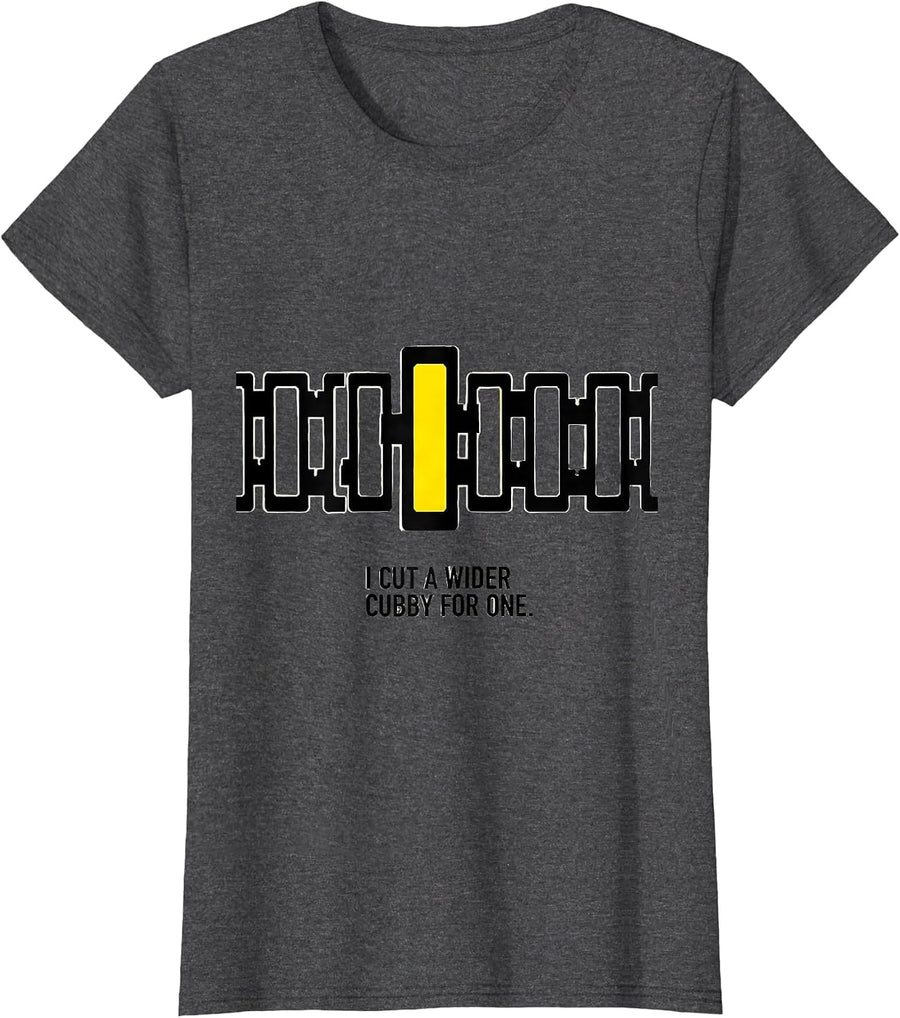 Women's I Cut A Wider Cubby For One Funny Special Education Teacher T-Shirt - Dark Heather Grey
