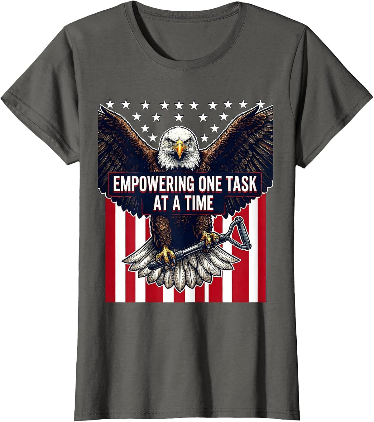Women's Empowering One Task at a Time OT Design T-Shirt - Asphalt Grey
