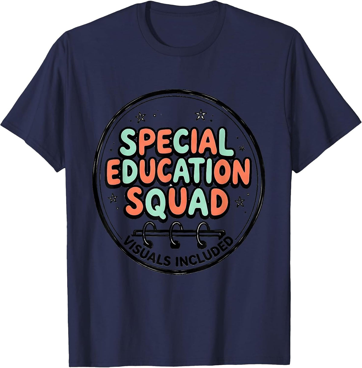 Men's Special Education Squad Teacher Pride T-Shirt - Navy Blue