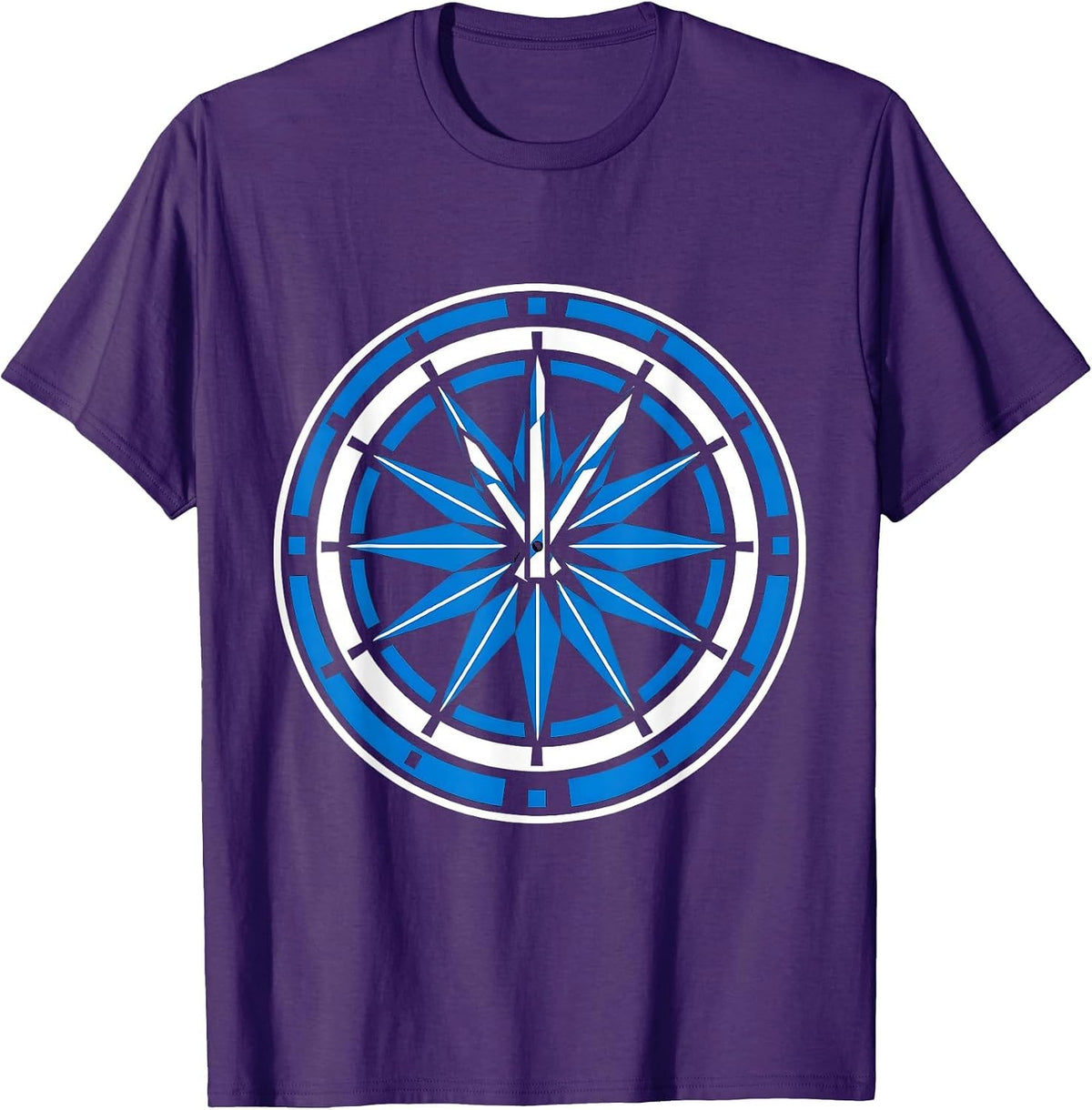 Y2K Millennium Countdown Clock Midnight Graphic T-Shirt - Purple