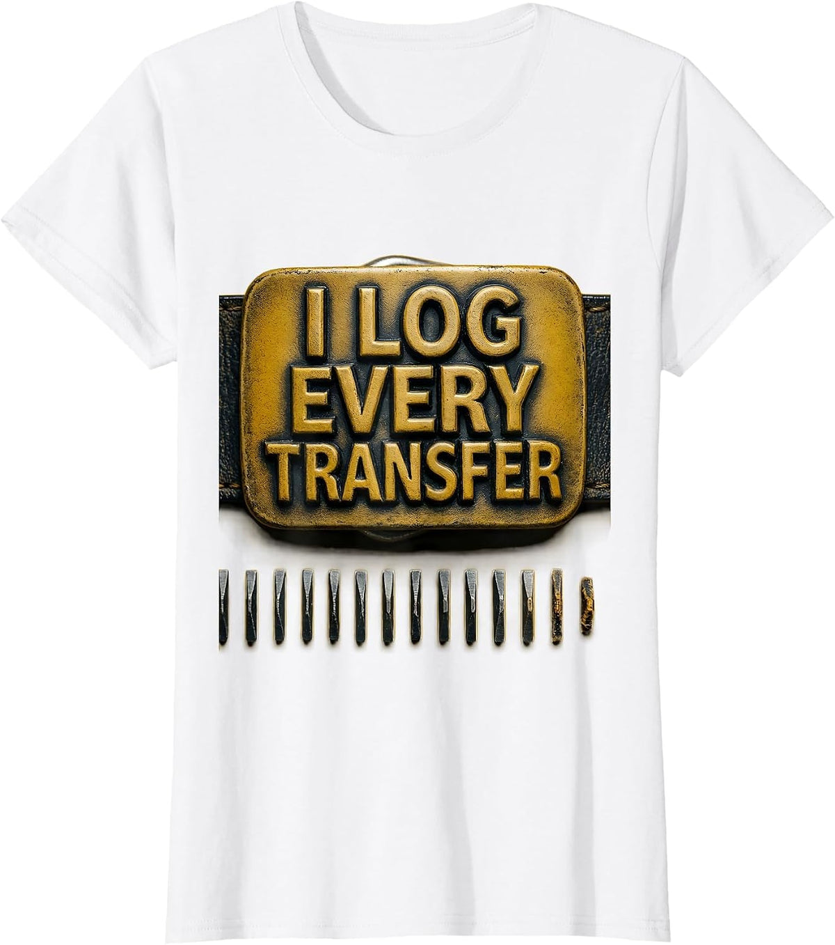 I Log Every Transfer Retro Physical Therapist PT OT Humor T-Shirt - White