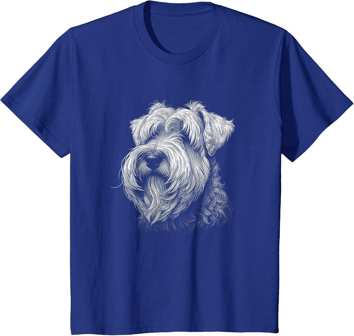 Sealyham Terrier Dog Art Design T-Shirt - Royal Blue