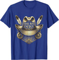 Trail Boss Energy Cowgirl Design T-Shirt - Royal Blue
