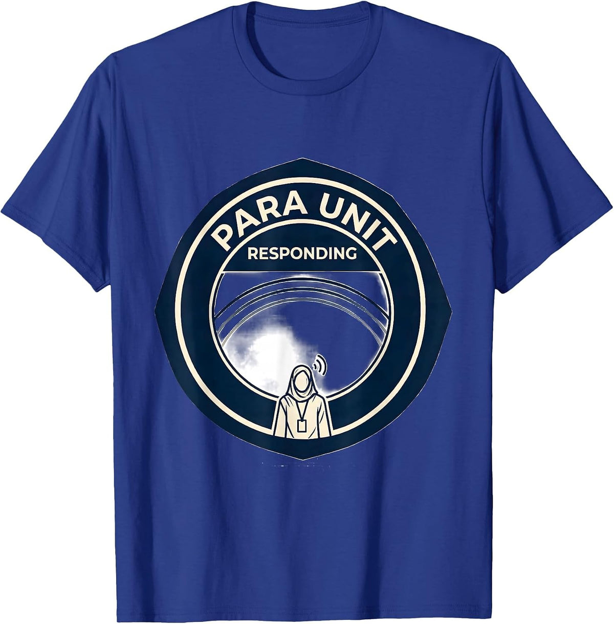 Men's Para Unit Responding Funny Para Normal Activities SPED T-Shirt - Royal Blue