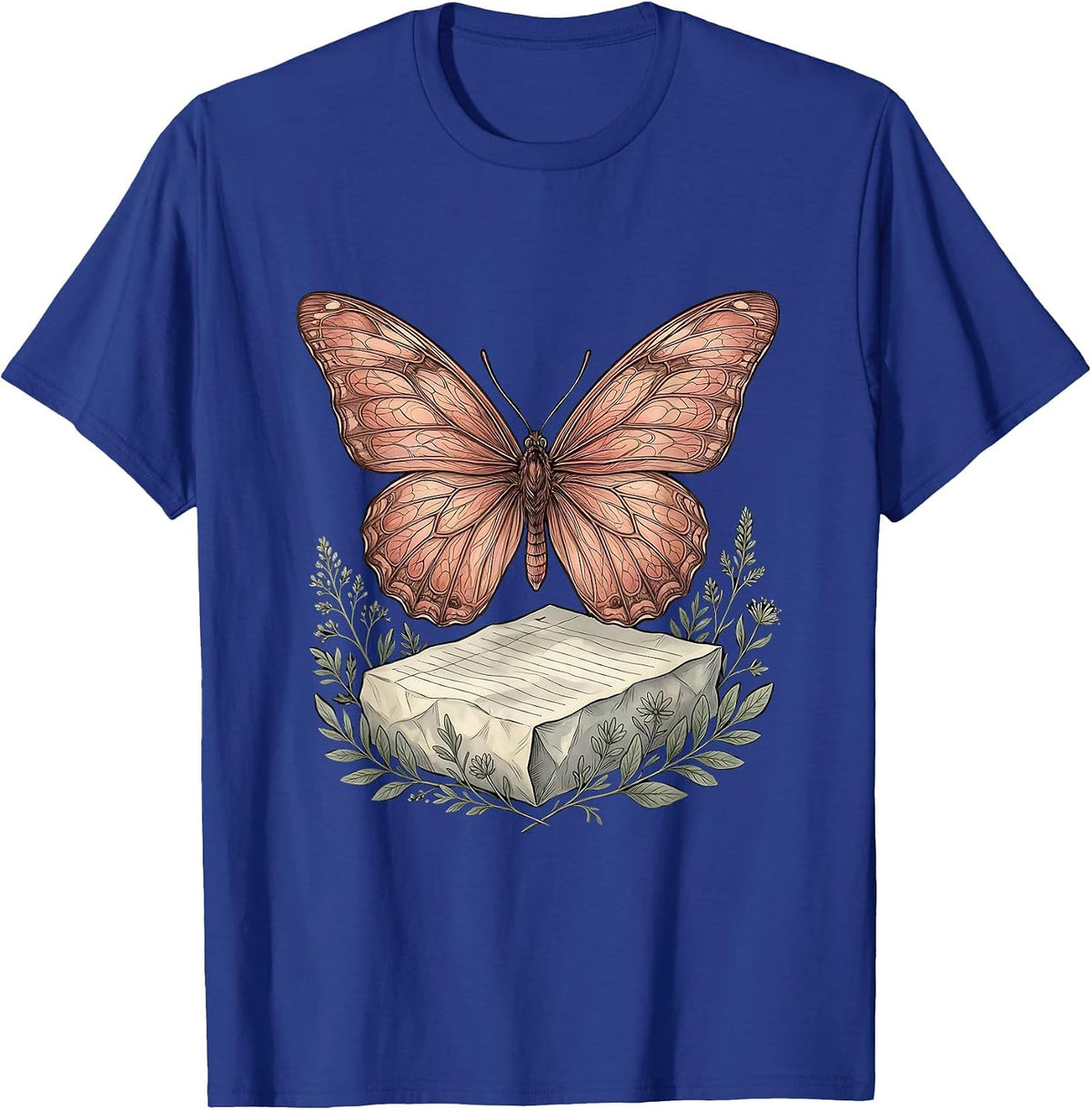 Sped Teacher Butterfly Worksheet Cocoon Design T-Shirt - Royal Blue