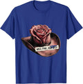 Wild Pink and Free Cowgirl Design T-Shirt - Royal Blue