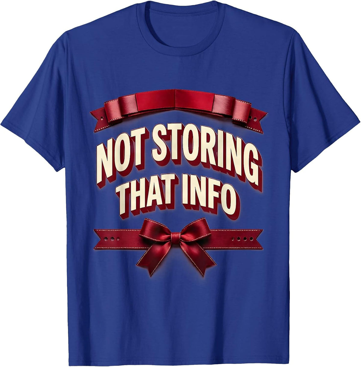 Fun Fact I Dont Care Sarcastic Humor Design T-Shirt - Royal Blue