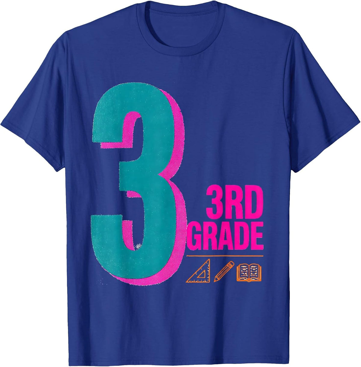 Men's 3RD GRADE THIRD GRADE Teacher Back to School Kids T-Shirt - Royal Blue
