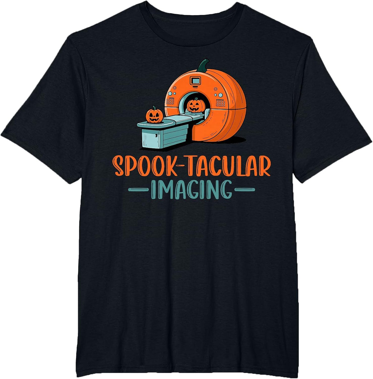 CT Tech Technologist Pun Spook-Tacular Halloween T-Shirt - Black