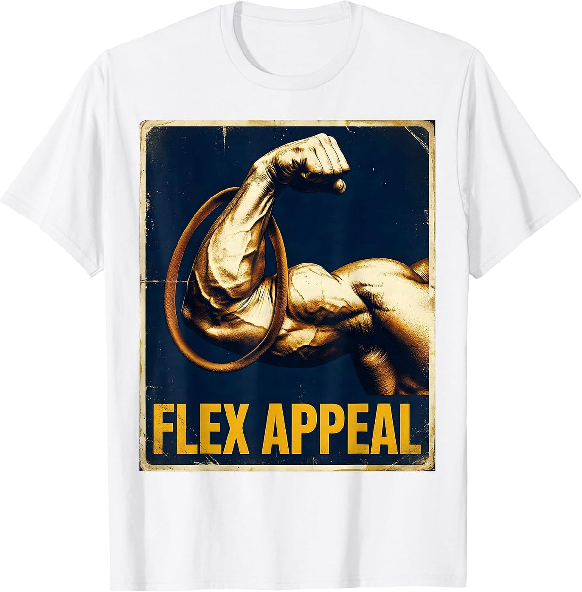 Men's Flex Appeal Vintage Physical Therapist PT OT Gift T-Shirt - White