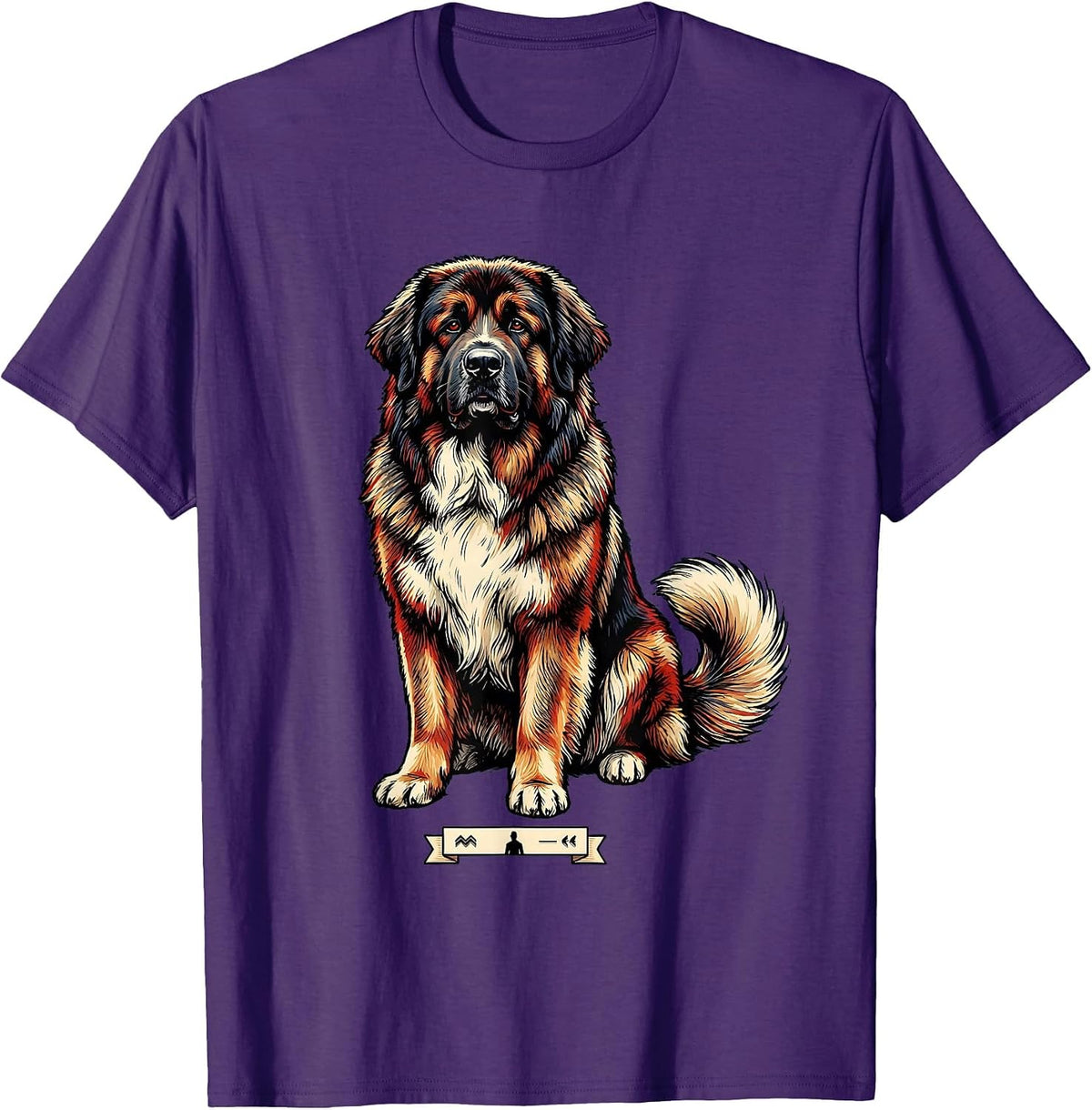 Men's Great Pyrenees Dog Breed Breed Pride Pet Lover Humor T-Shirt - Purple