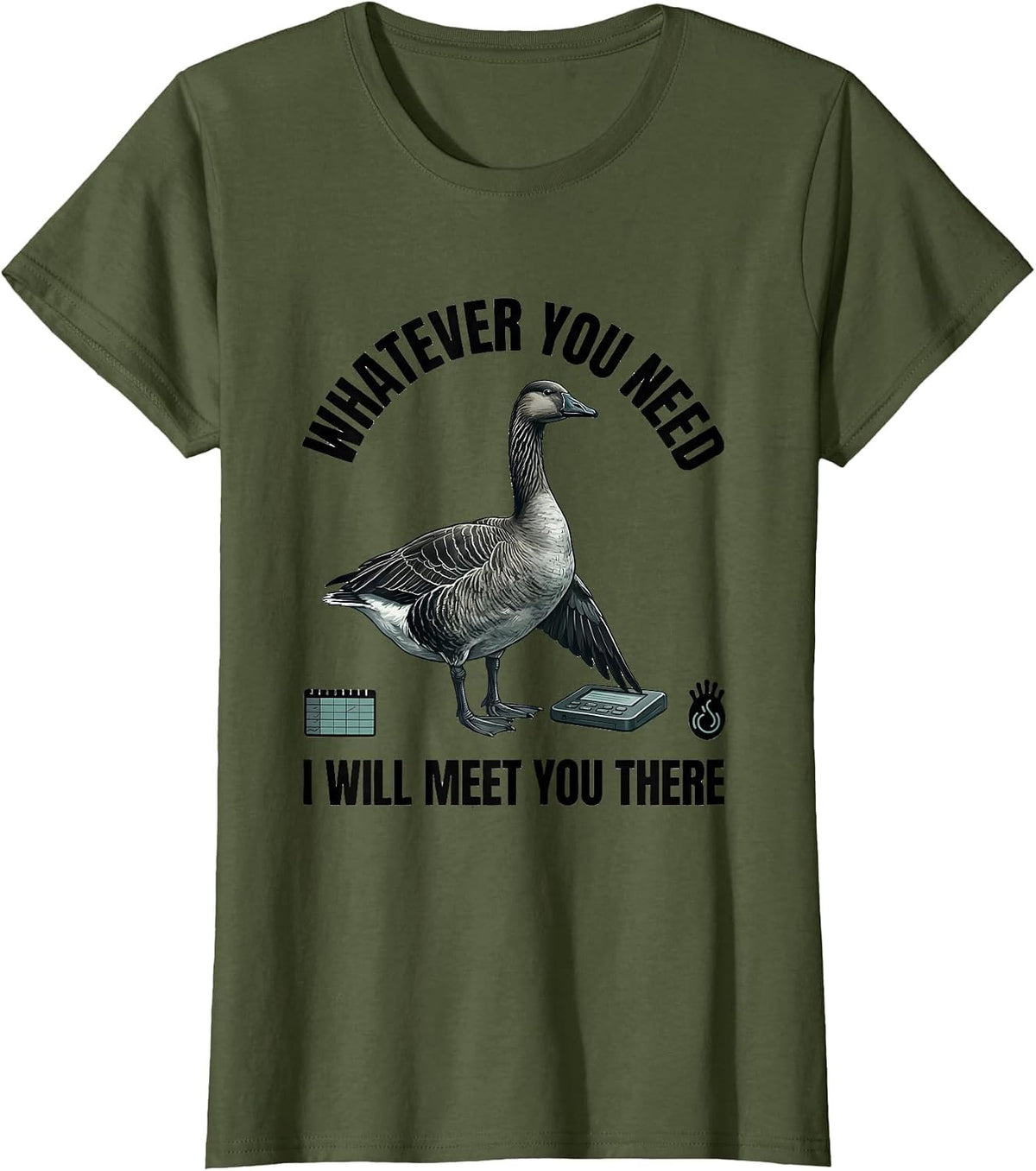 Women's Whatever You Need, I Will Meet You There Special Education T-Shirt - Olive Green