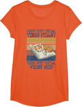 Funny Corgi Pet Lovers Dog Owner Men Women T-Shirt - Girls Orange