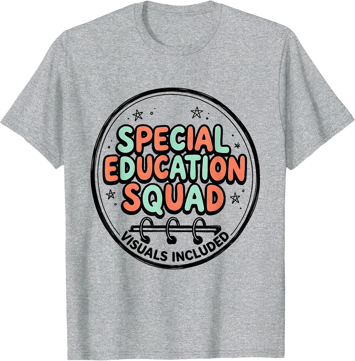 Men's Special Education Squad Teacher Pride T-Shirt - Heather Grey