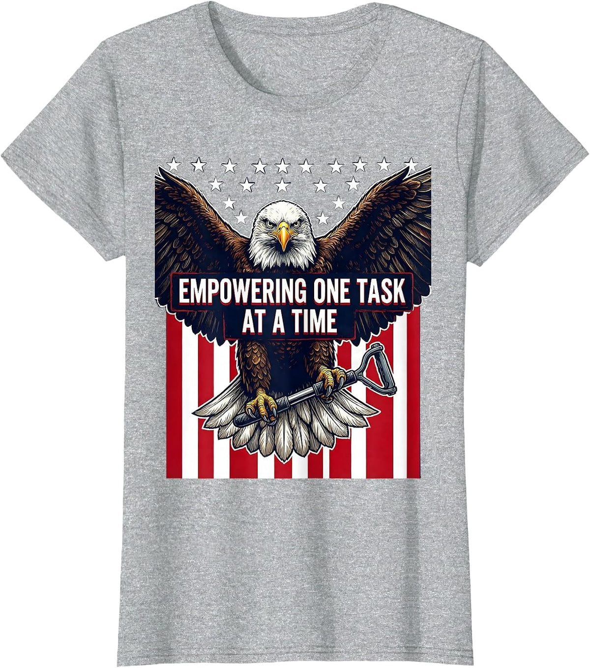 Women's Empowering One Task at a Time OT Design T-Shirt - Heather Grey