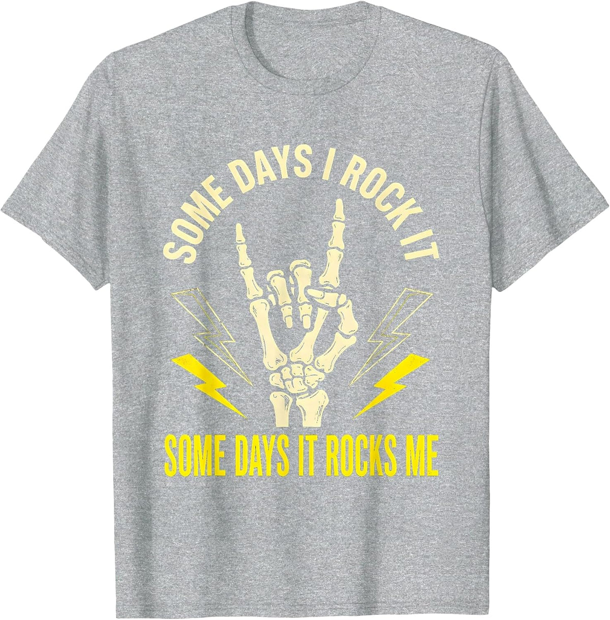 Men's Some Days I Rock It Some Days It Rocks Me Sped Squad T-Shirt - Heather Grey