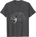 Men's Certified Professional Flincher Funny Hedgehog Lover Gift T-Shirt - Dark Heather Grey