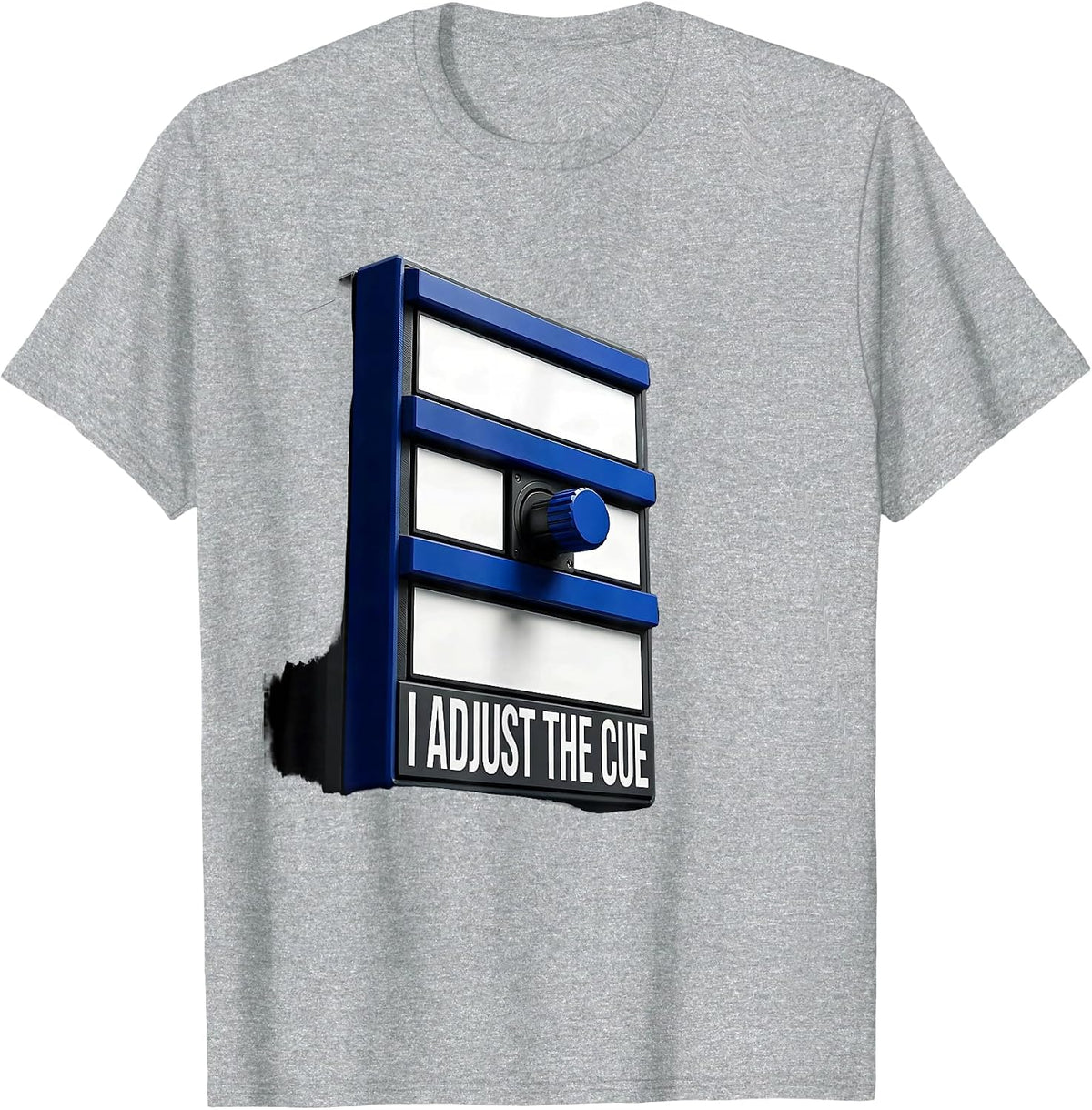 Men's I Adjust The Cue Swiss International Special Education T-Shirt - Heather Grey