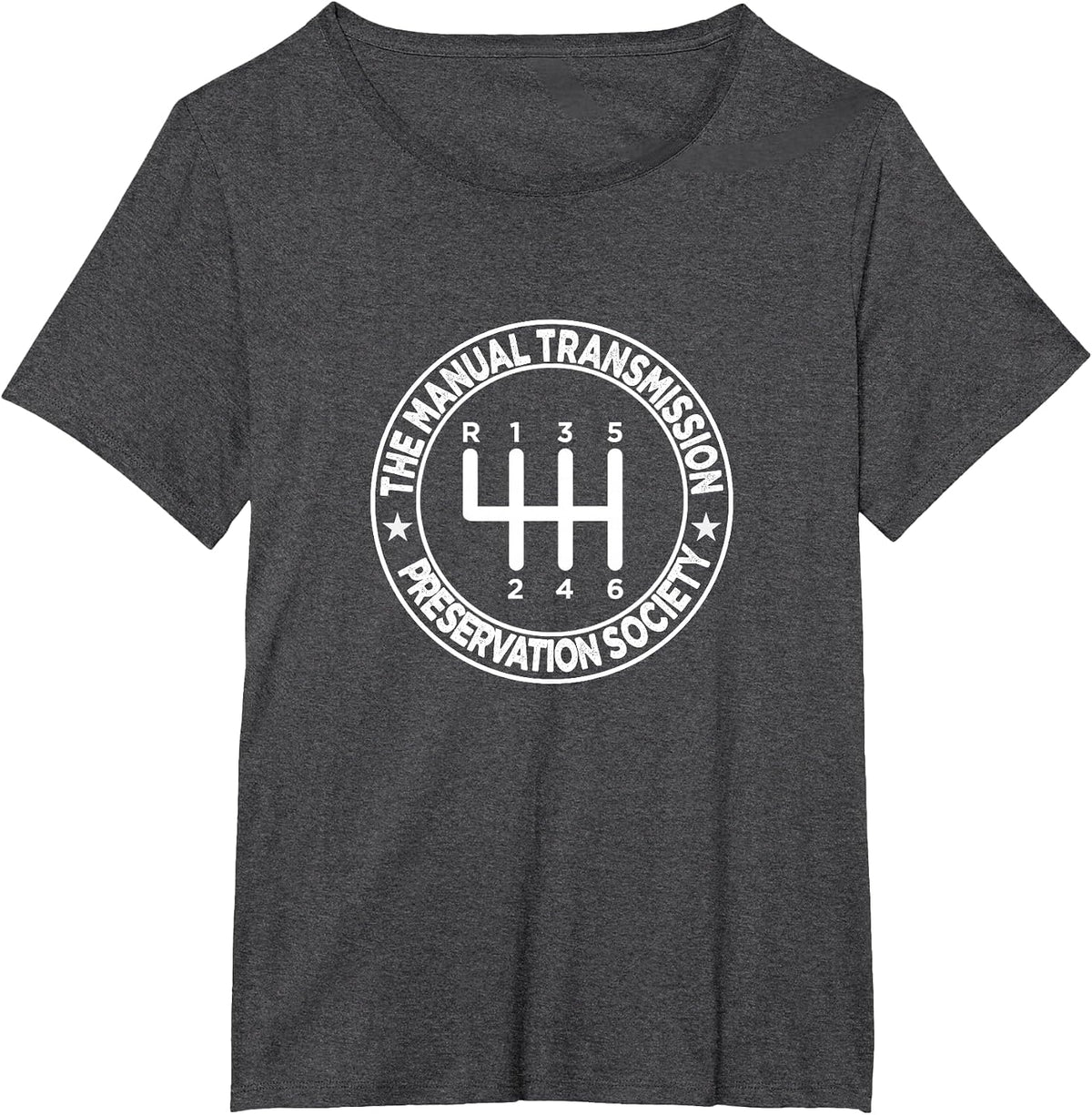 The Manual Transmission Preservation Society T-Shirt - Dark Heather Grey