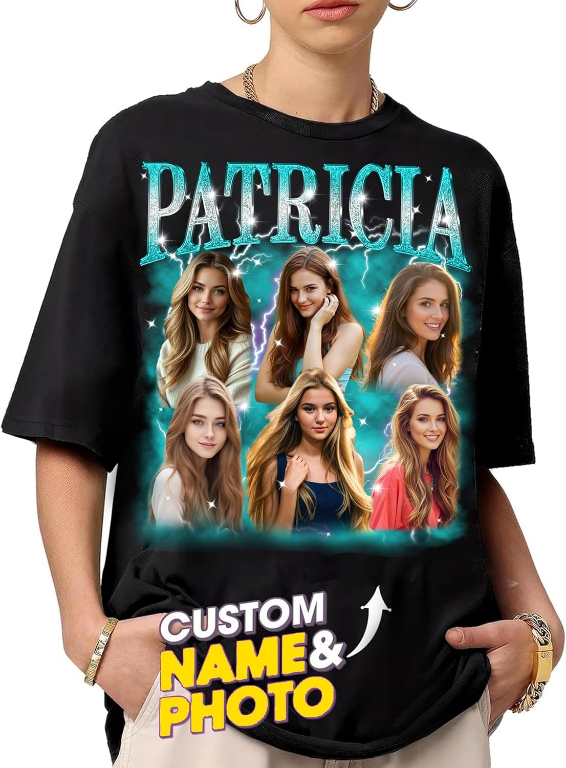 NAZENTI Custom Valentine Shirt Gifts for Boyfriend, Customized Bootleg Rap Tee - #003 Bootleg