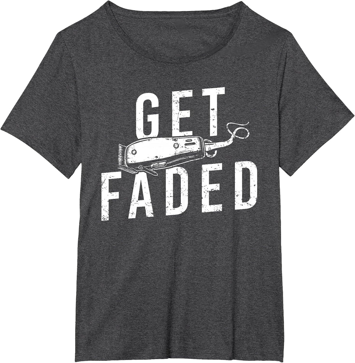 Cool Barber Design for Men Women Barber Barbershop Lovers T-Shirt - Dark Heather Grey
