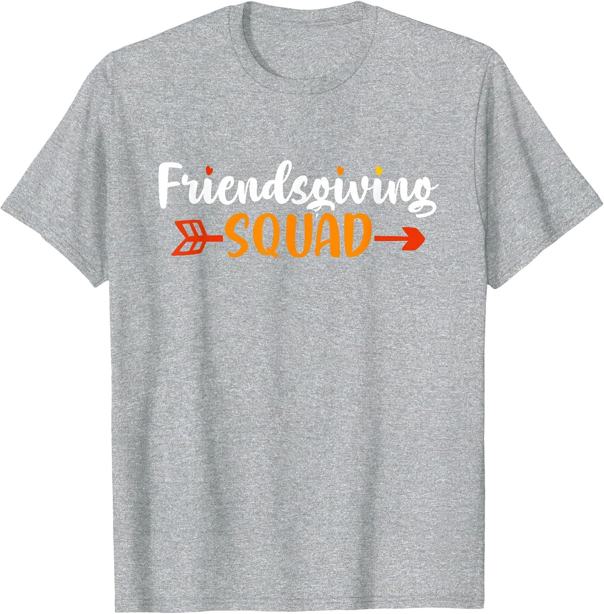Friendsgiving Squad | Funny Thanksgiving Friendship T-Shirt - Heather Grey