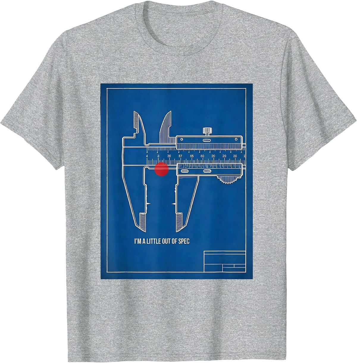 Men's I'm A Little Out Of Spec Funny Sarcastic Adult Humor T-Shirt - Heather Grey
