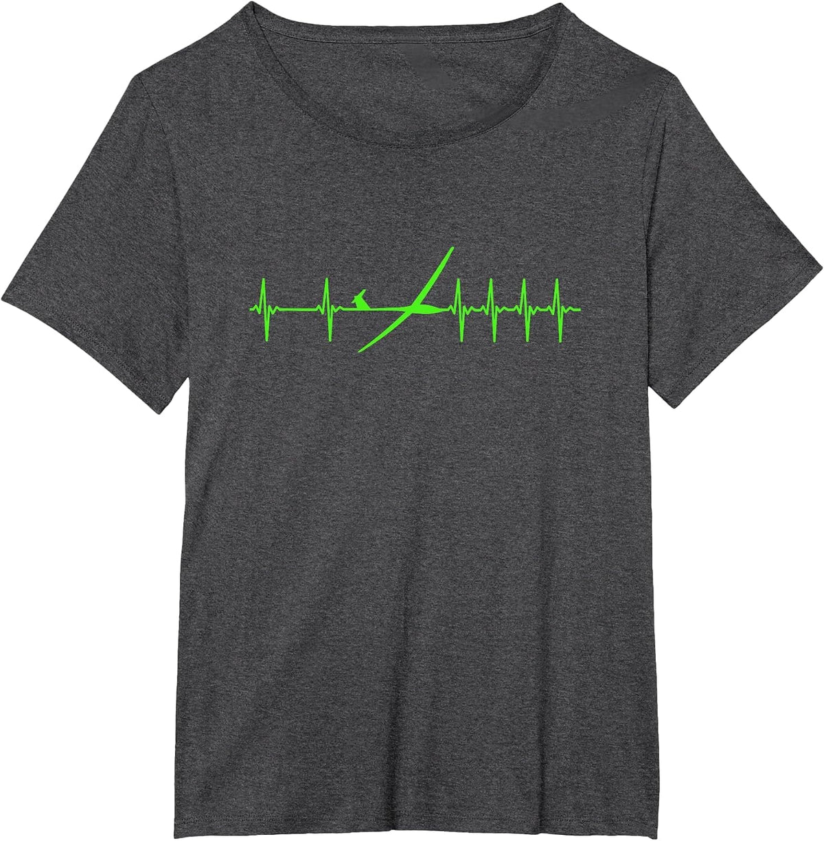 Glider Pilot Sailplane T Shirt T-Shirt - Dark Heather Grey