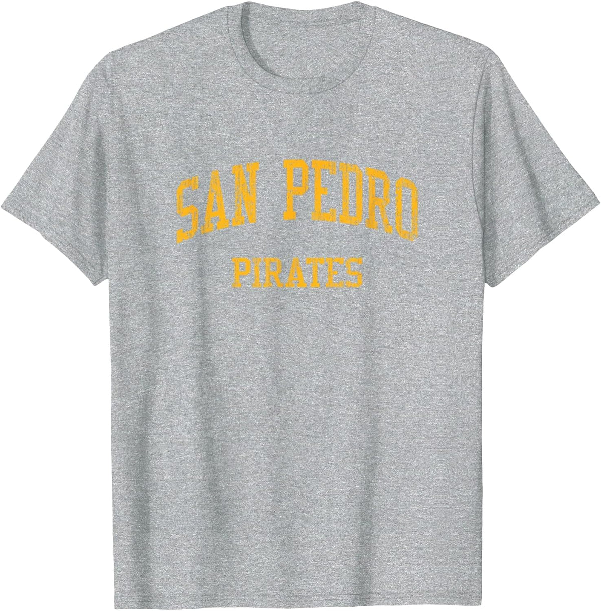 San Pedro High School HS San Pedro CA Vintage Sports T-Shirt - Heather Grey