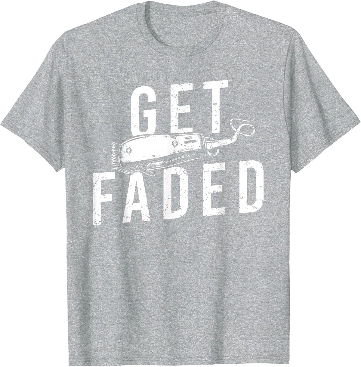 Cool Barber Design for Men Women Barber Barbershop Lovers T-Shirt - Heather Grey