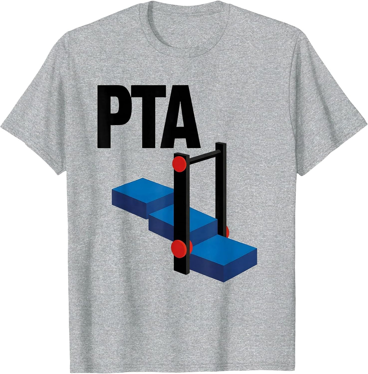 Men's PTA Bauhaus Modernist Occupational Therapy Physical Therapy T-Shirt - Heather Grey