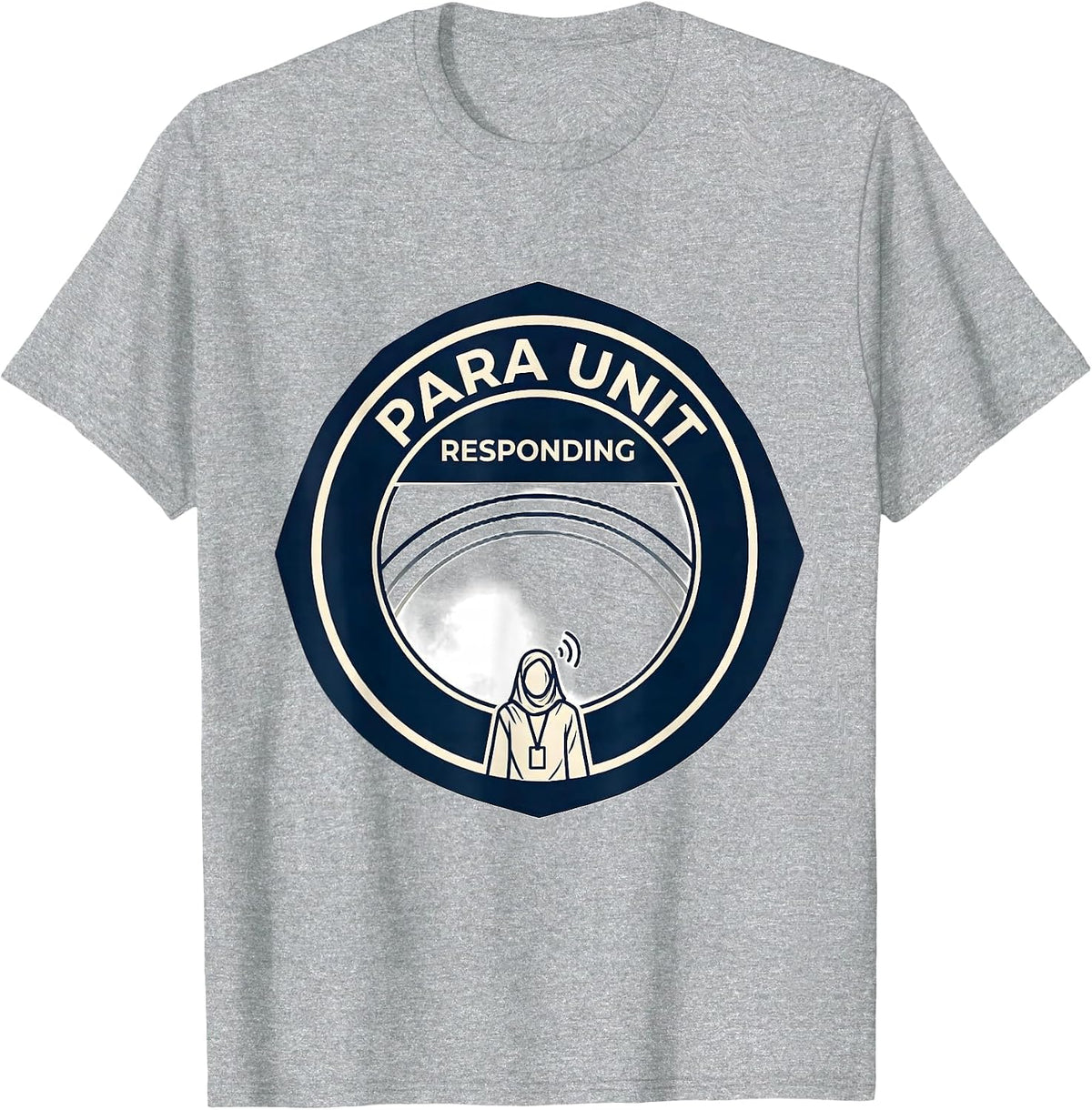 Men's Para Unit Responding Funny Para Normal Activities SPED T-Shirt - Heather Grey