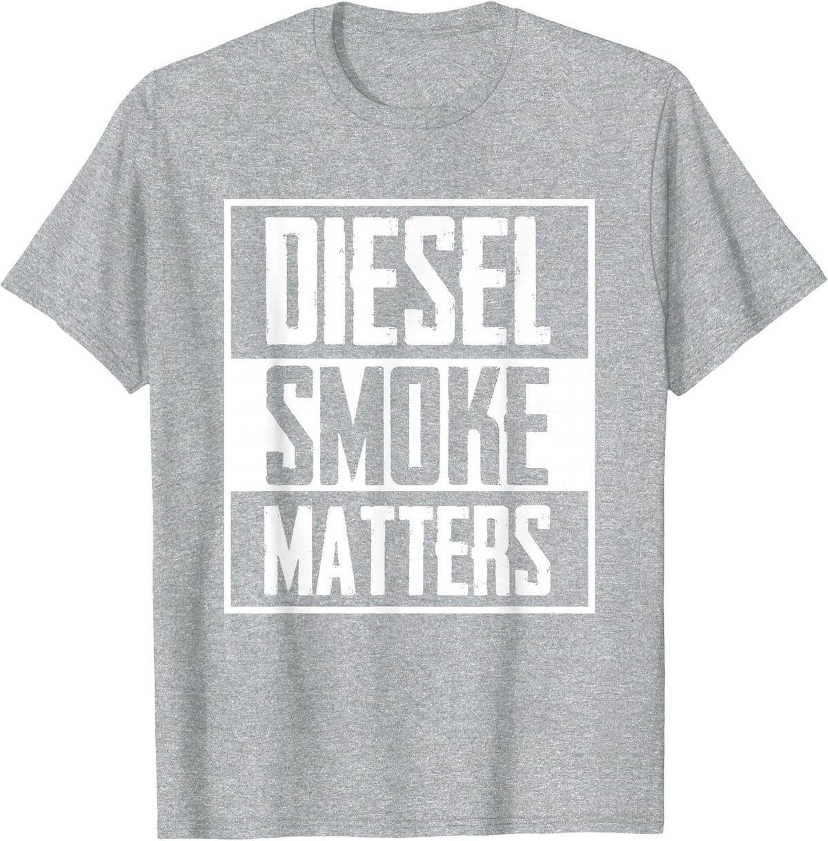 Diesel Smoke Matters Diesel Truck Roll Coal T-Shirt - Heather Grey