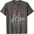 Too Dark For Daylight Gothic Dark Soul Design T-Shirt - Asphalt Grey