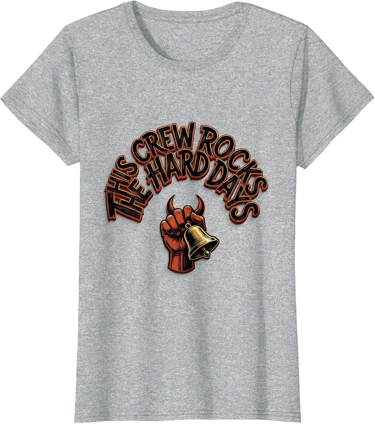 This Crew Rocks The Hard Days Funny Sped Squad Teacher Rock T-Shirt - Heather Grey