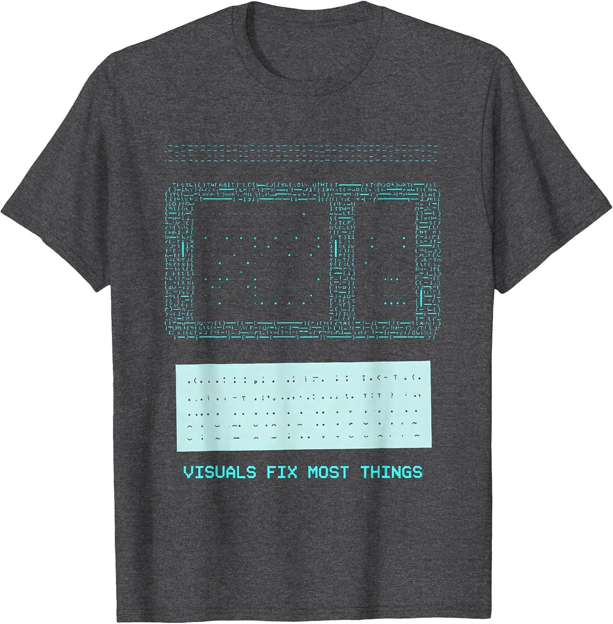 Men's Visuals Fix Most Things Special Education Teacher T-Shirt - Dark Heather Grey