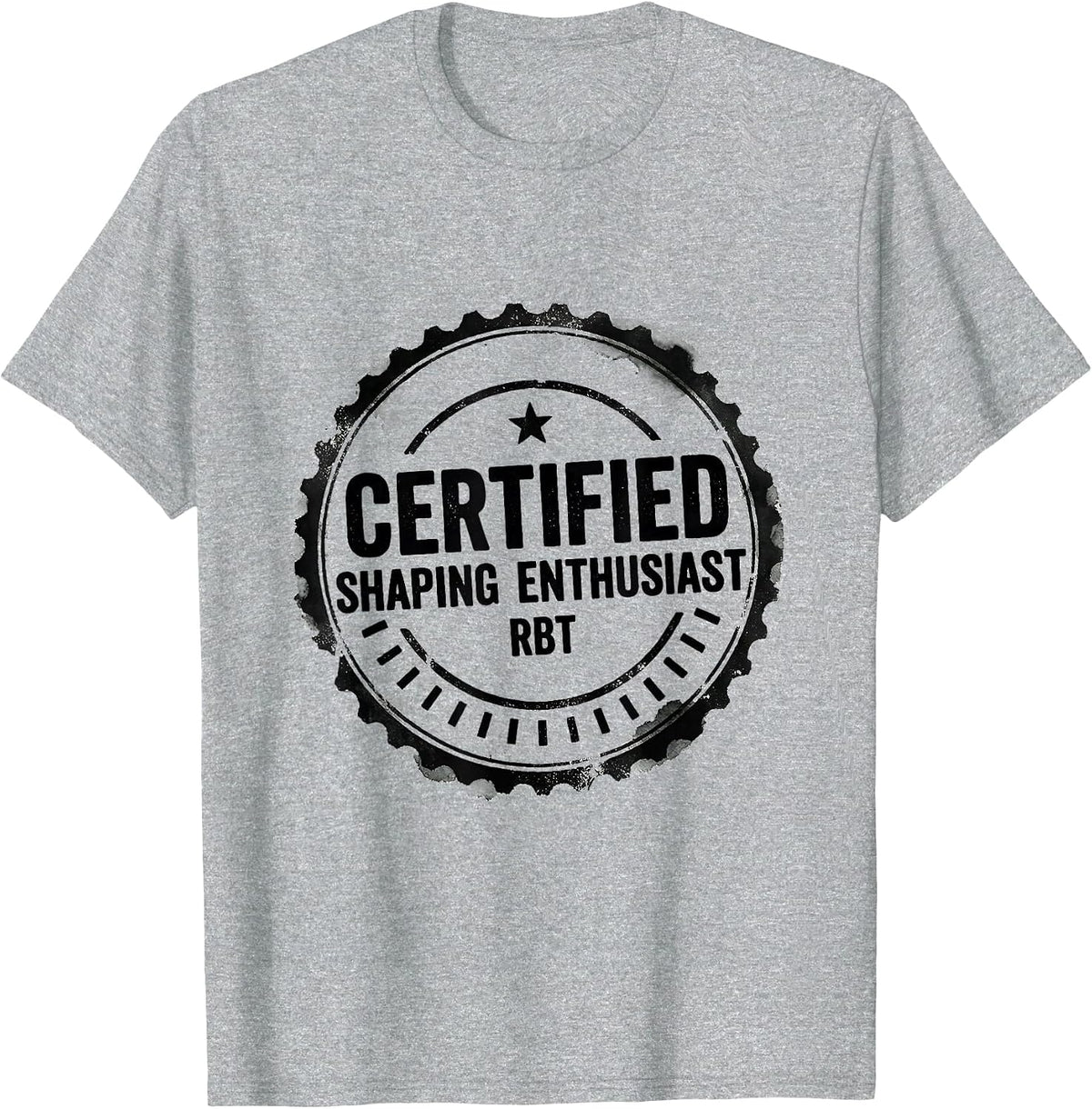 Men's Certified Shaping Enthusiast, RBT ABA Therapist Occupational T-Shirt - Heather Grey