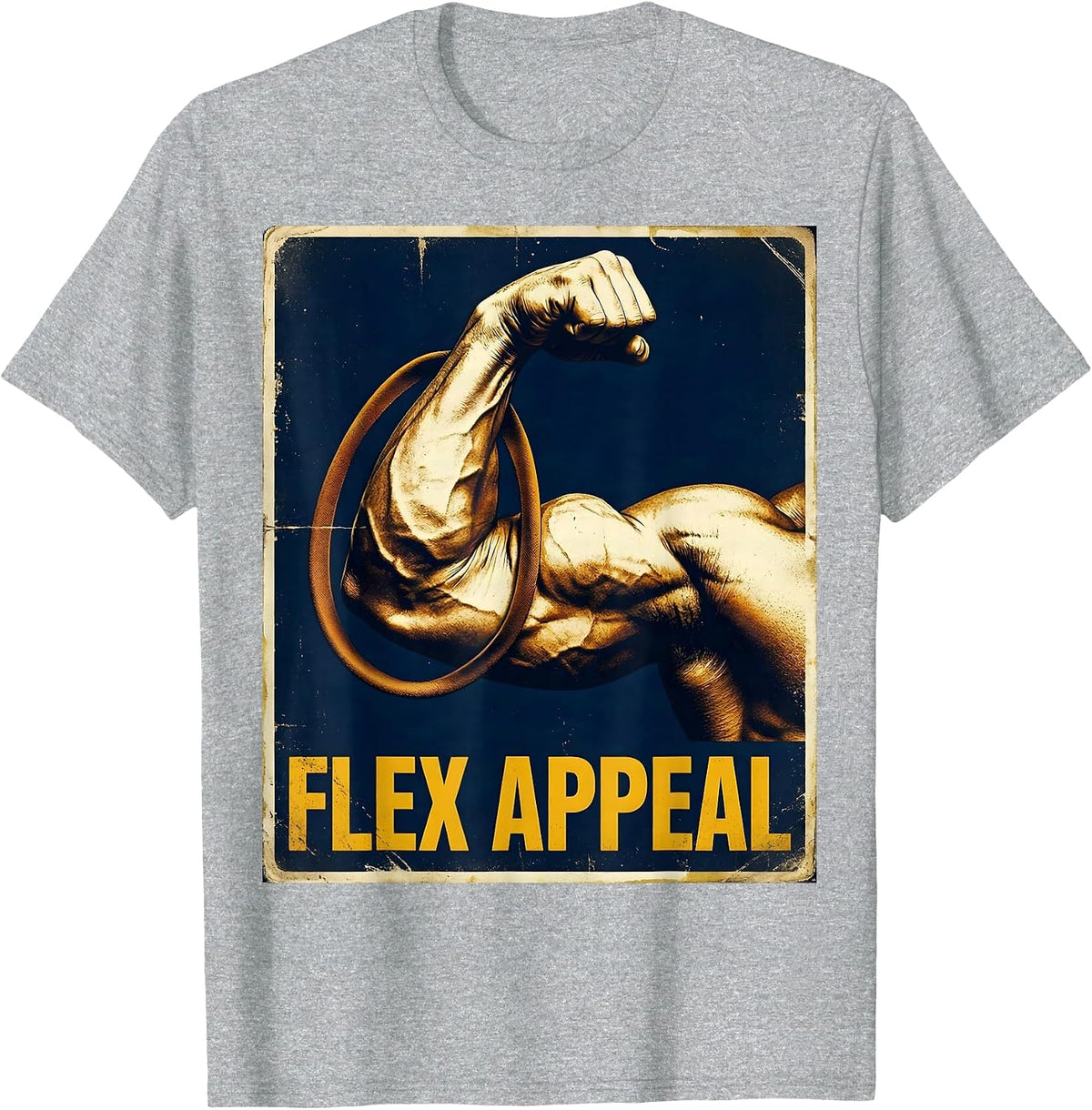 Men's Flex Appeal Vintage Physical Therapist PT OT Gift T-Shirt - Heather Grey