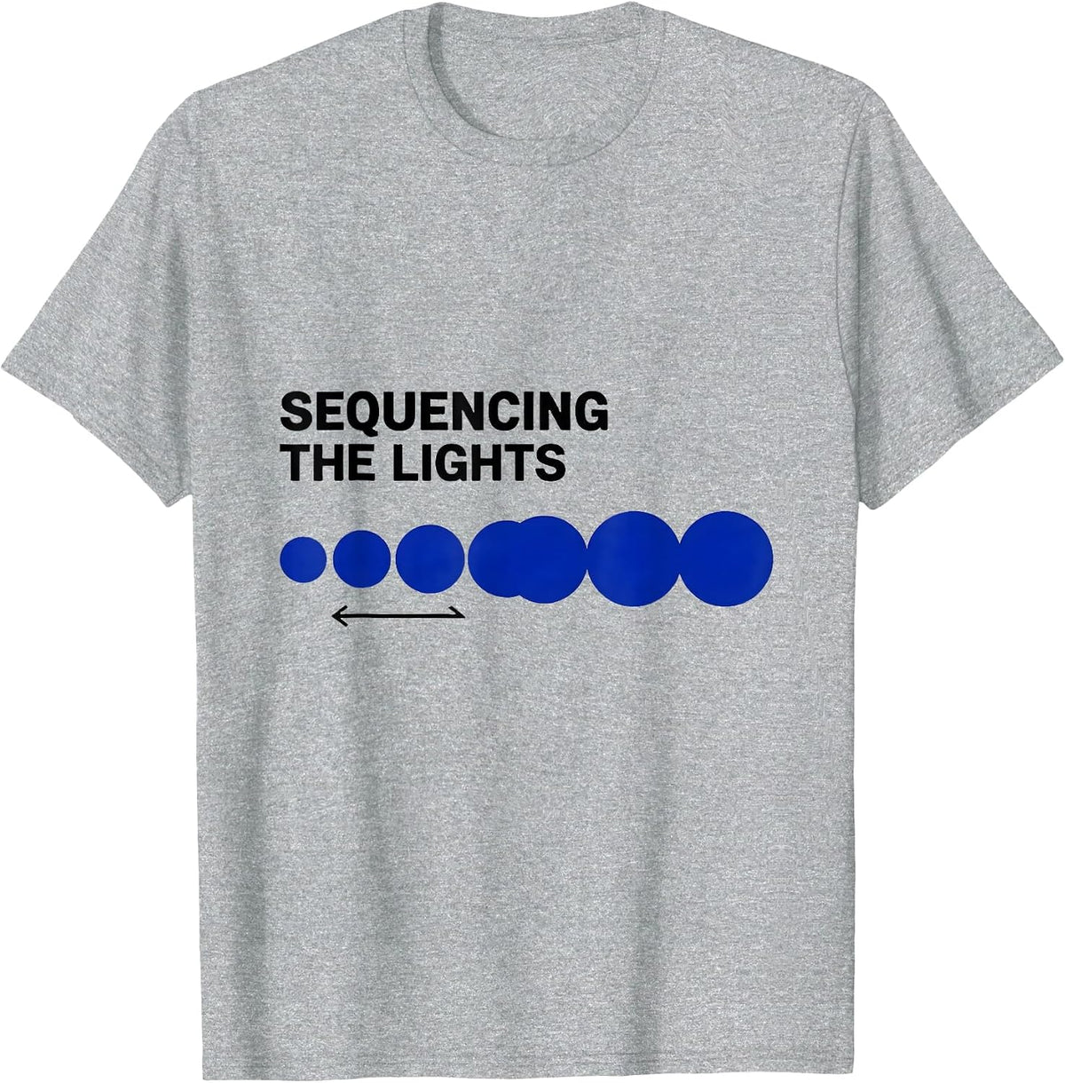 Men's Sequencing The Lights Occupational Therapy Christmas T-Shirt - Heather Grey