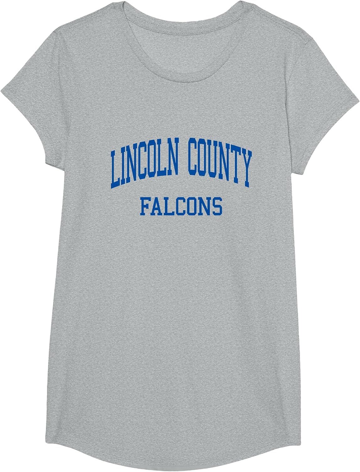 Lincoln County High School HS Fayetteville TN Retro T-Shirt - Girls Heather Grey
