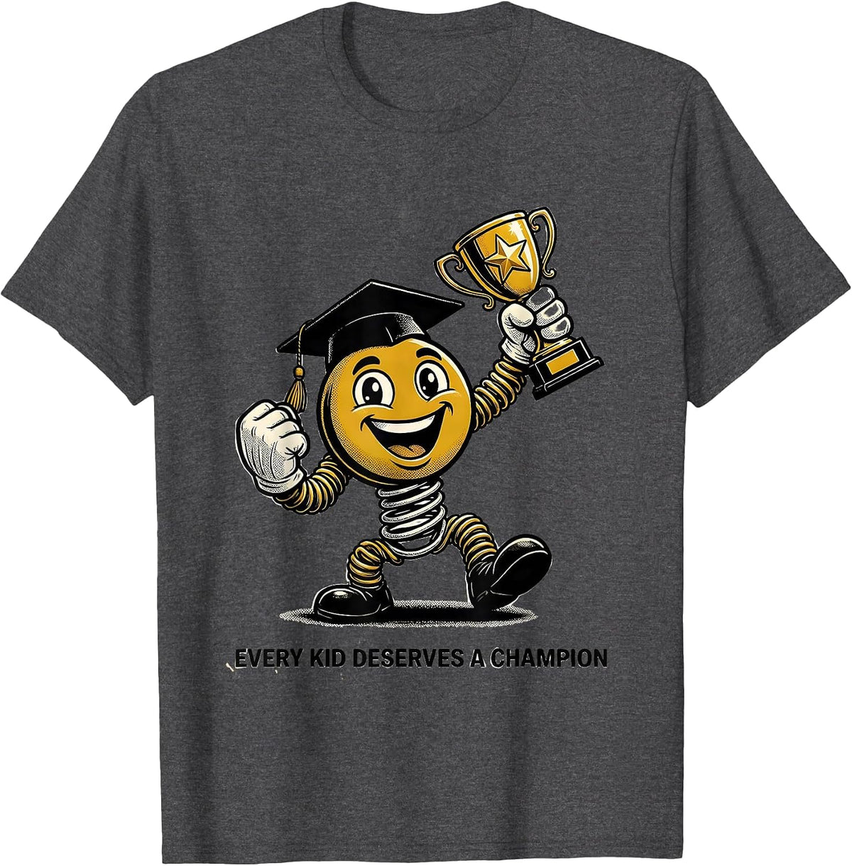 Every Kid Deserves A Champion Sped Teacher T-Shirt - Dark Heather Grey