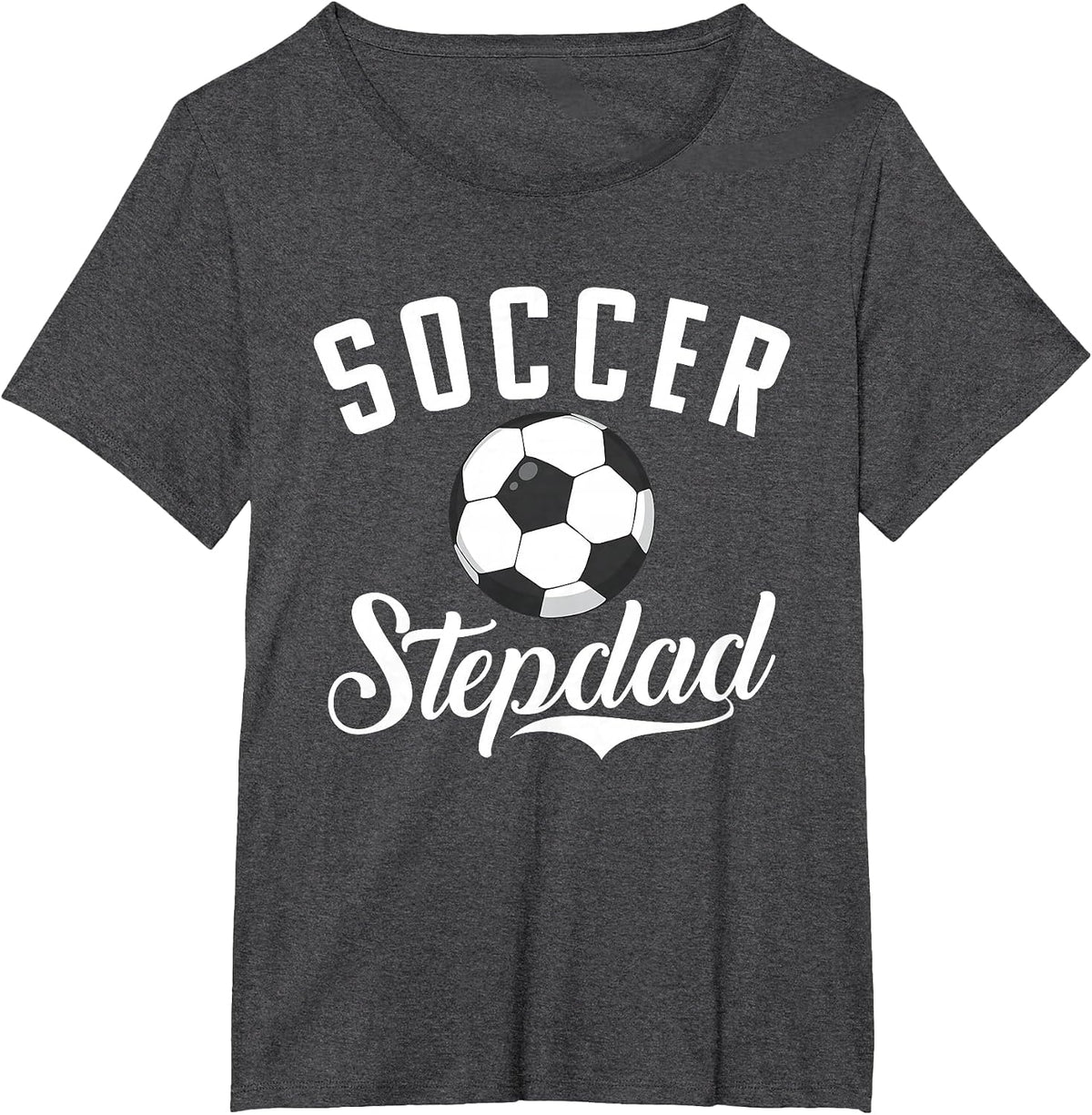 Soccer Stepdad Sport Stepdad T-Shirt - Dark Heather Grey