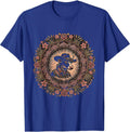 Pink Cowgirl Tipping Hat at Golden Hour T-Shirt - Royal Blue