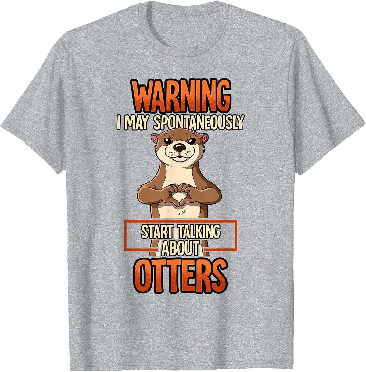 Otter T-Shirt - Heather Grey