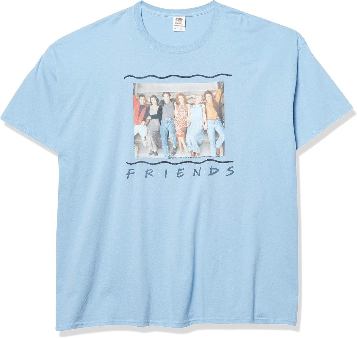 WARNER BROS Mens T-Shirt - Lt Blue