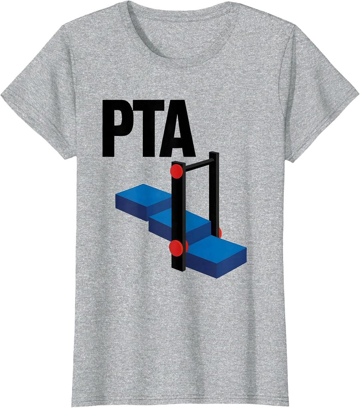 Women's PTA Bauhaus Modernist Occupational Therapy Physical Therapy T-Shirt - Heather Grey