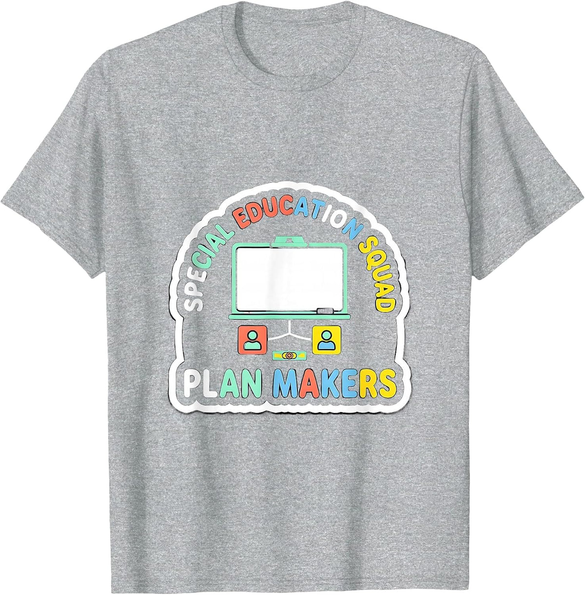 Men's Special Education Squad Plan Makers Teacher Appreciation T-Shirt - Heather Grey