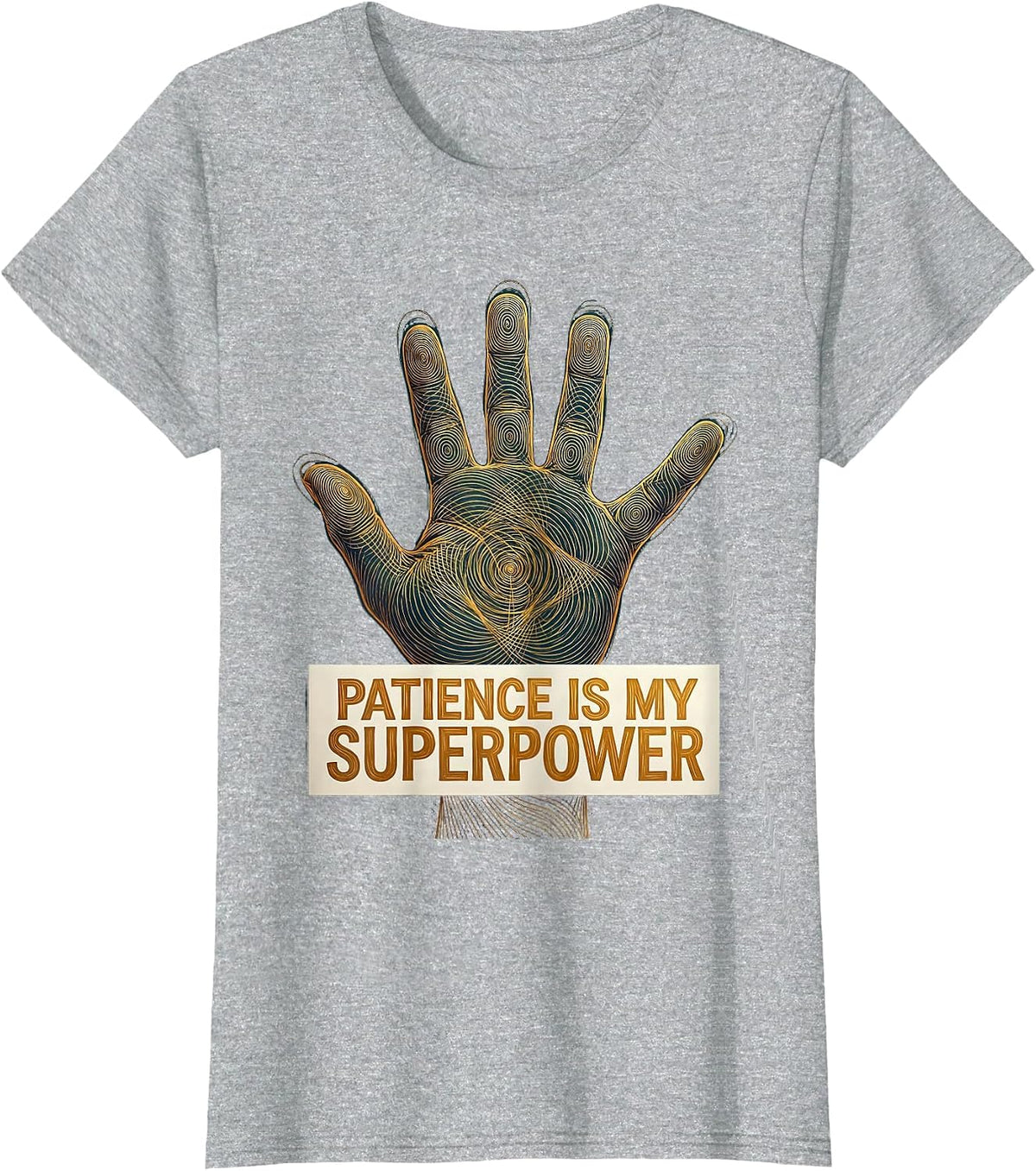 Women's Patience Is My Superpower Special Education T-Shirt - Heather Grey