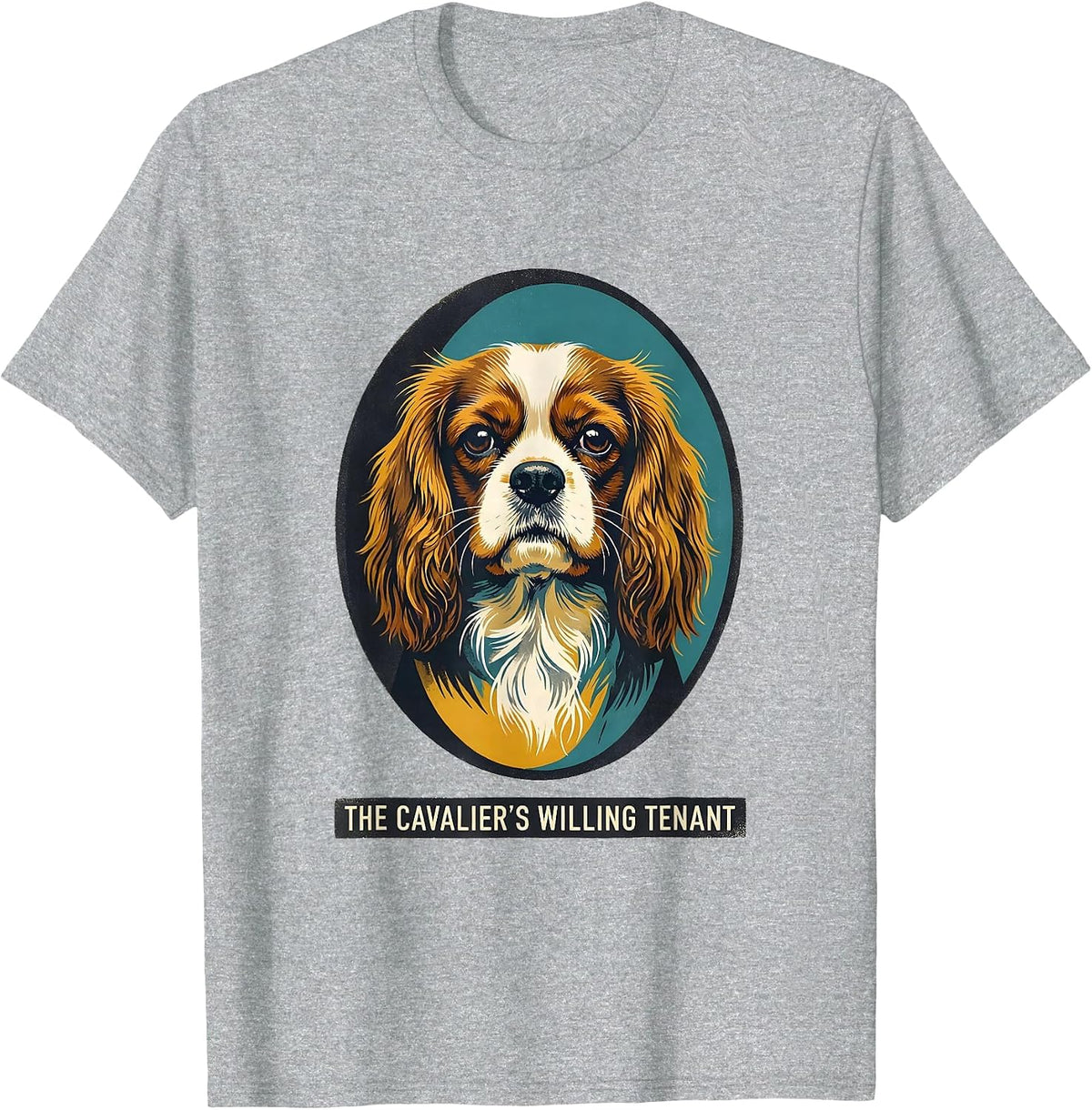 Men's The Cavalier's Willing Tenant Midcentury Modern Cavalier T-Shirt - Heather Grey